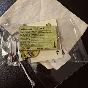 NEW: Disneyland Ticket Keychain